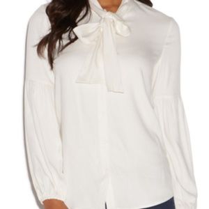BOW TIE BLOUSE - XXL